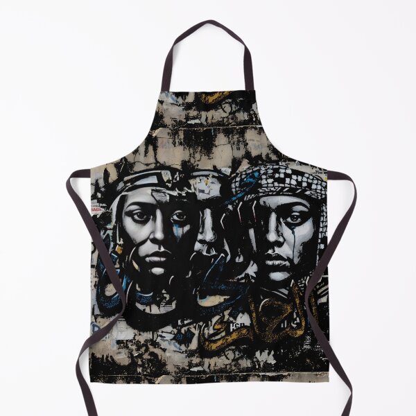 Item preview, Sad faces on a graffiti wall with black charcoal and artistic effects to highlight the work designed and sold by jotcar.