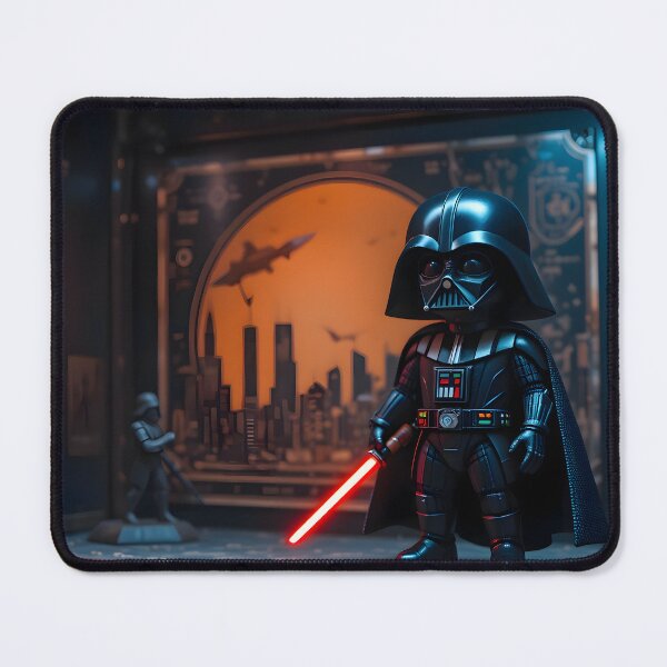 Item preview, The Dark Side Darth Vader Lightsaber Art Black designed and sold by ART ATTACK ZONE.