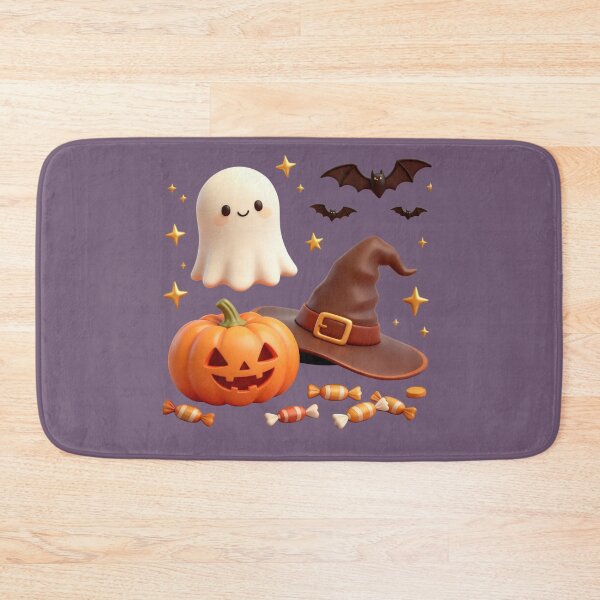 Item preview, Starry Pumpkin & Ghost Charm : Citrouille & Fantôme Étoilés designed and sold by Drawingshirts.