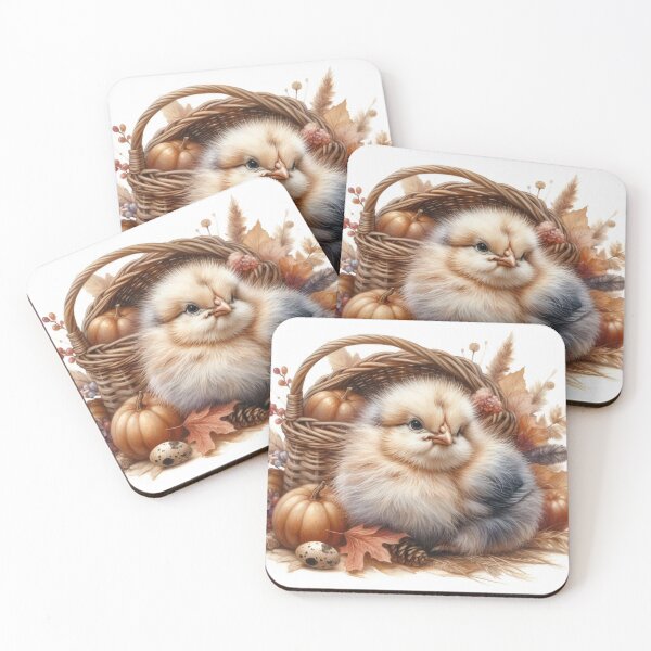 Item preview, Farmhouse holiday Chick – Rustic Baby Animal Wall Art designed and sold by WF-Studio.