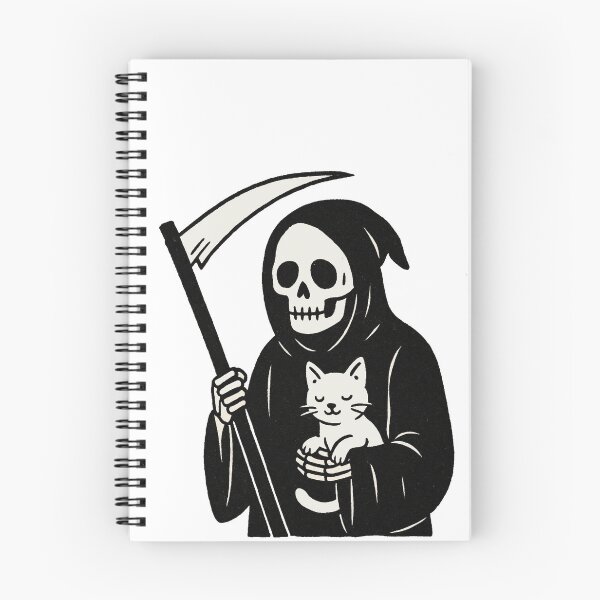 Item preview, Death with a Kitten designed and sold by pnknessprojects.