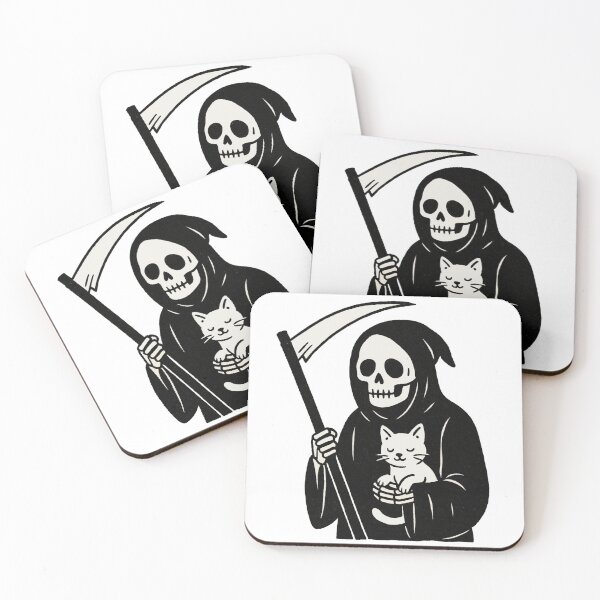 Item preview, Death with a Kitten designed and sold by pnknessprojects.