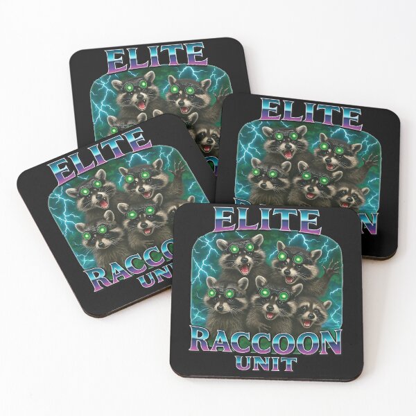 Item preview, Elite Raccoon Unit Meme Bootleg designed and sold by k3rstman1.