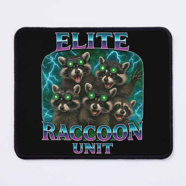 Item preview, Elite Raccoon Unit Meme Bootleg designed and sold by k3rstman1.