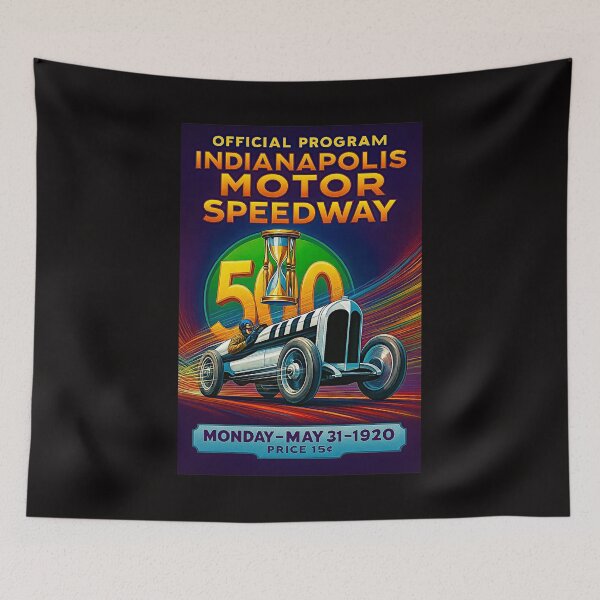 Item preview, Blast from the past a vintage old  poster Variation Indianapolis#4 designed and sold by Helios Be. Lavsh.