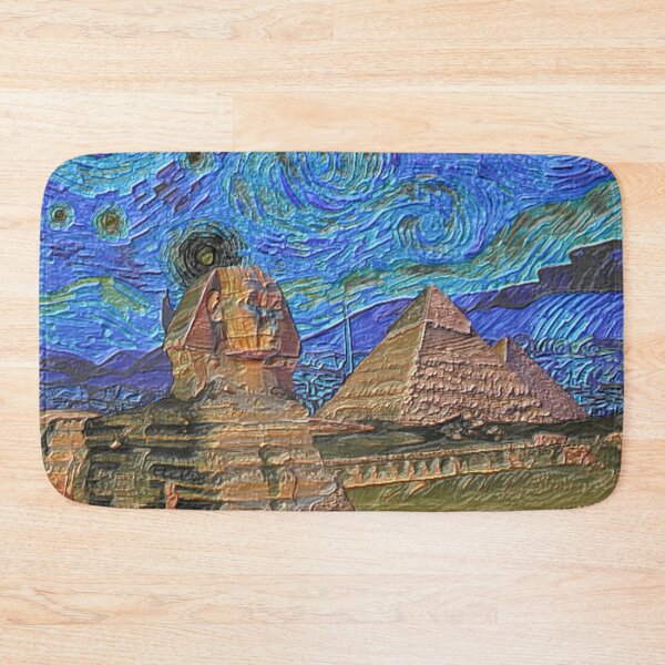 Item preview, sphinx leather starry night colorful abstract design designed and sold by SmashingDeals.