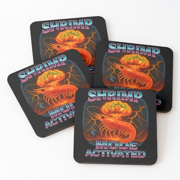 Item preview, Shrimp Mode Activated Meme Bootleg designed and sold by k3rstman1.