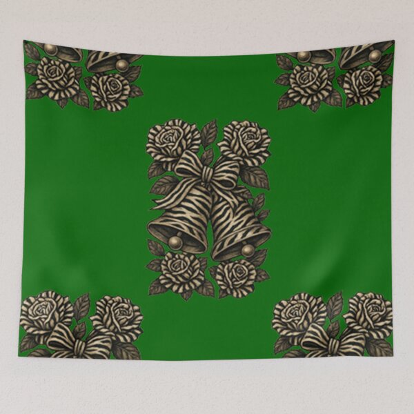 Item preview, Striped Harmony: Bells and Roses designed and sold by annenambiro.