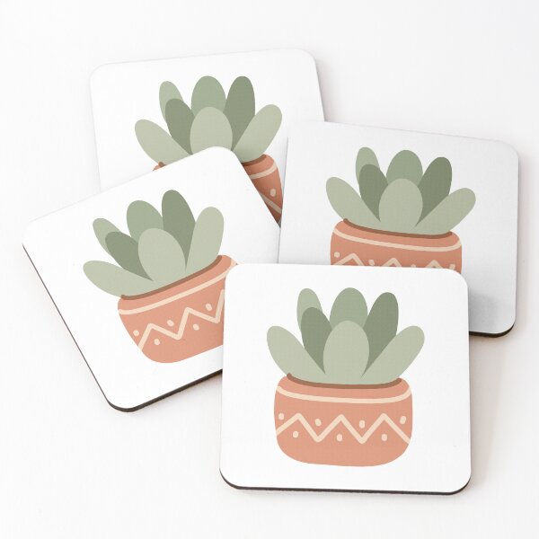 Item preview, Succulent Plant in Terracotta Pot – Cute Succulent Illustration designed and sold by PinFlick.