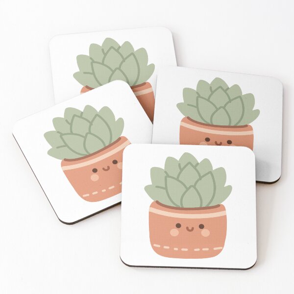Item preview, Succulent Plant in Terracotta Pot – Cute Succulent Illustration designed and sold by PinFlick.