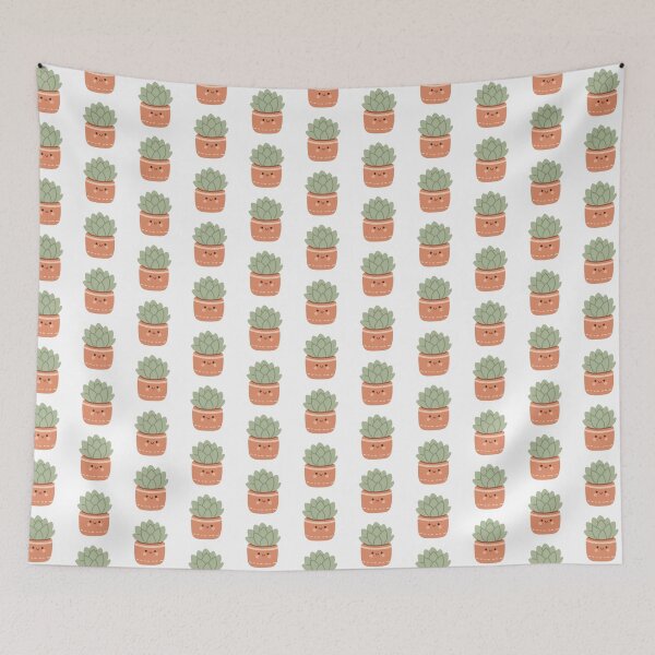 Item preview, Succulent Plant in Terracotta Pot – Cute Succulent Illustration designed and sold by PinFlick.