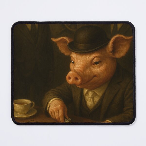 Item preview, Gangster Pig and Sharks | Absurd Animal Tales by VLF designed and sold by VitalLifeForce.