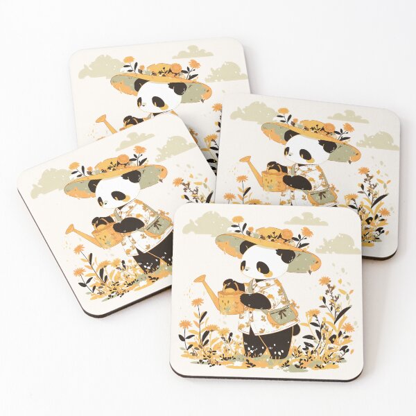 Item preview, Happy Panda gardening designed and sold by WoollenLlama.