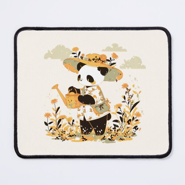 Item preview, Happy Panda gardening designed and sold by WoollenLlama.