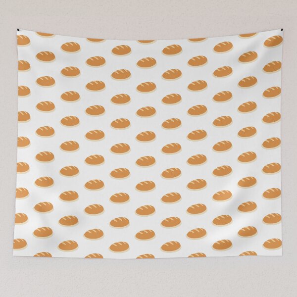 Item preview, Oval Shape Bread – Rustic Bakery Food Illustration designed and sold by PinFlick.
