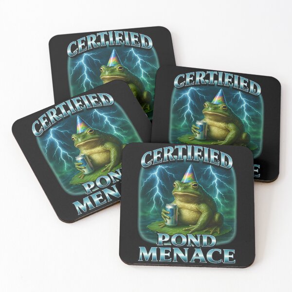 Item preview, Certified Pond Menace Funny Bullfrog designed and sold by k3rstman1.