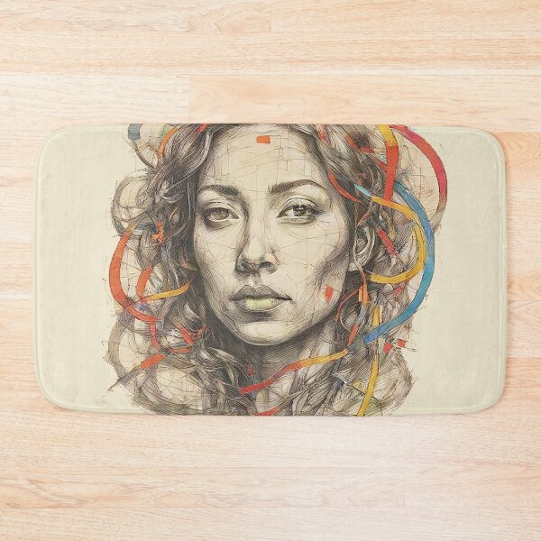 Item preview, Abstract Female Portrait designed and sold by AnGodeSign.