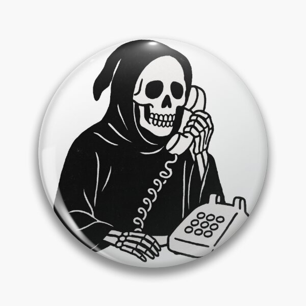 Item preview, Death Making a Phonecall designed and sold by pnknessprojects.