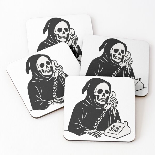 Item preview, Death Making a Phonecall designed and sold by pnknessprojects.