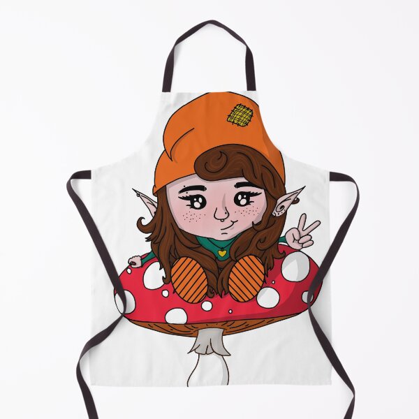 Item preview, Femme Gnome on a Mushroom designed and sold by GnomeyArt.