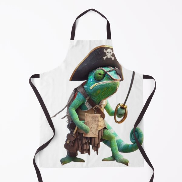 Item preview, Pirate Chameleon no background  designed and sold by Couldbebettah.