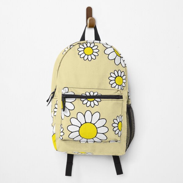 Item preview, White Daisies Pattern on Soft Beige Background designed and sold by katerin17.