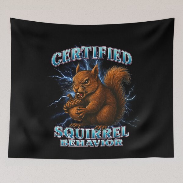 Item preview, Certified Squirrel Behavior Bootleg Meme designed and sold by k3rstman1.