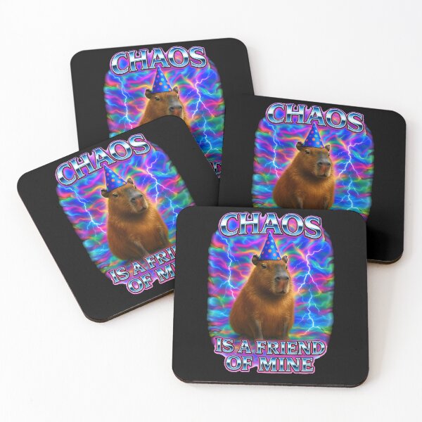 Item preview, Chaos Is A Friend Of Mine Capybara designed and sold by k3rstman1.