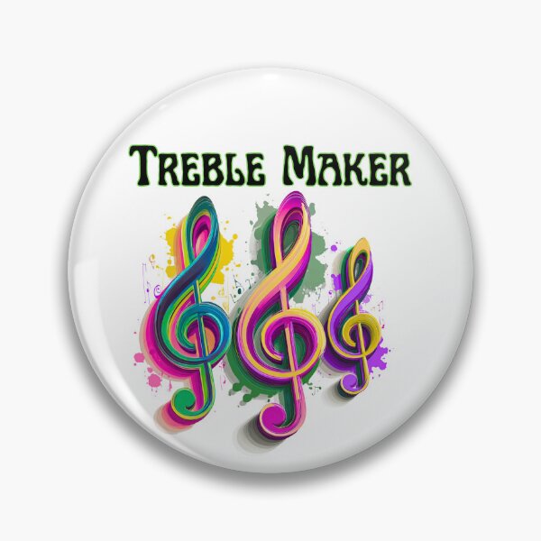 Item preview, Treble Maker Colorful Music Design designed and sold by QuirkyChicArts.
