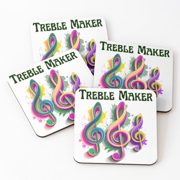 Item preview, Treble Maker Colorful Music Design designed and sold by QuirkyChicArts.
