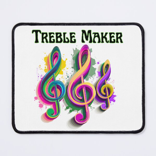 Item preview, Treble Maker Colorful Music Design designed and sold by QuirkyChicArts.