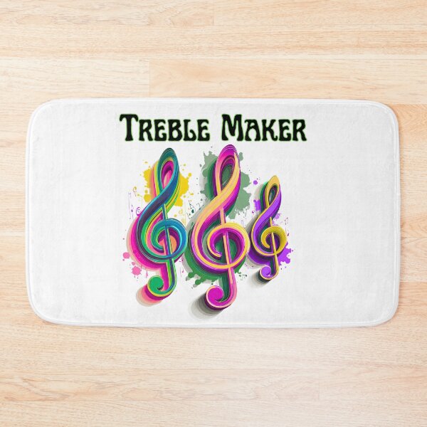 Item preview, Treble Maker Colorful Music Design designed and sold by QuirkyChicArts.