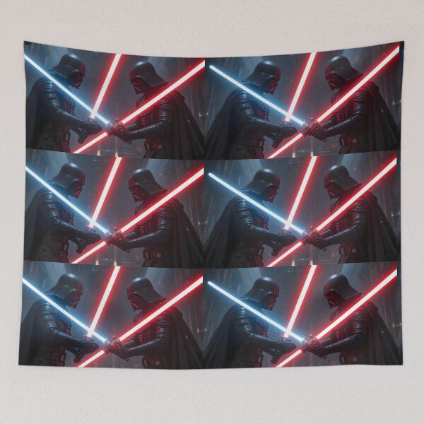 Item preview, The Dark Side Darth Vader Lightsaber Art Fight designed and sold by ART ATTACK ZONE.