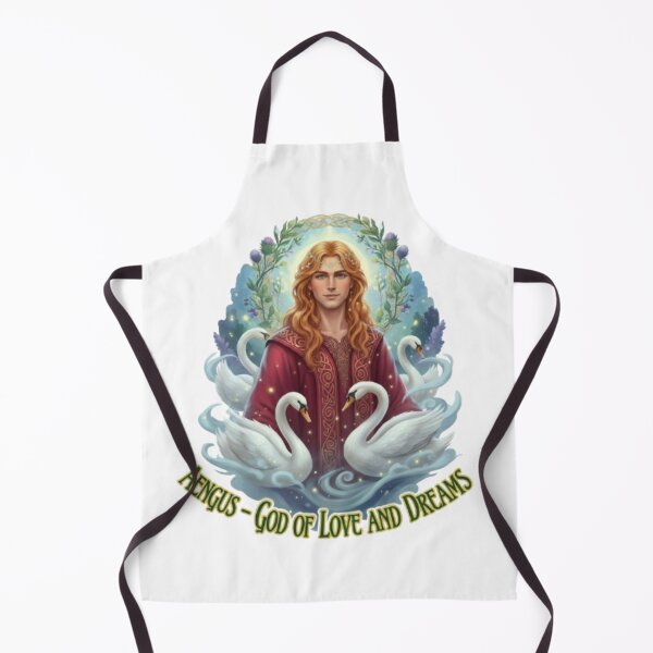 Item preview, Aengus – Celtic God of Love and Dreams | Fantasy Art T-Shirt Design designed and sold by CelticSoulShop.