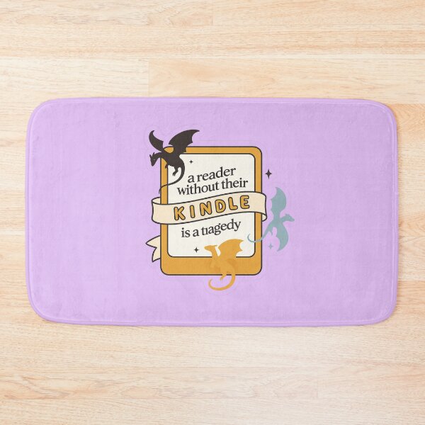 Item preview, A Reader Without Their Kindle Is a Tragedy – Dragon Bookish Sticker | Fantasy BookTok Aesthetic designed and sold by theliteraryedit.