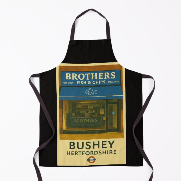 Item preview, Brothers Fish and Chips Bushey designed and sold by TwoMagpiesShop.