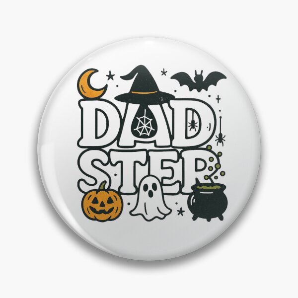 Item preview, Dadster Funny Halloween Dad Costume with Ghosts and Pumpkins designed and sold by TheTimer.