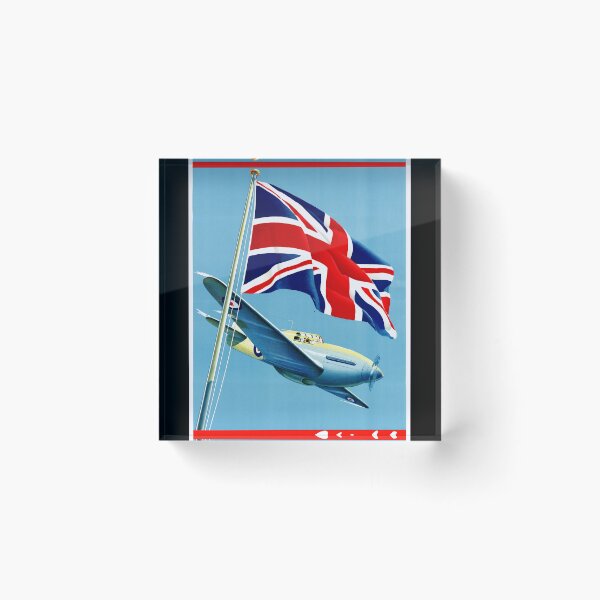 Item preview, WWII Propaganda Poster | Union Jack & Fighter Plane Art | Keep Them Both Flying | Speed Is Vital | Vintage War Art designed and sold by artofuniverse.