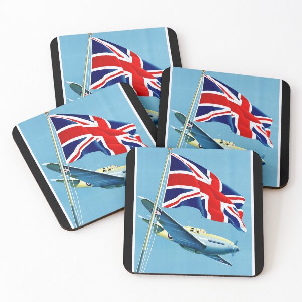 Item preview, WWII Propaganda Poster | Union Jack & Fighter Plane Art | Keep Them Both Flying | Speed Is Vital | Vintage War Art designed and sold by artofuniverse.