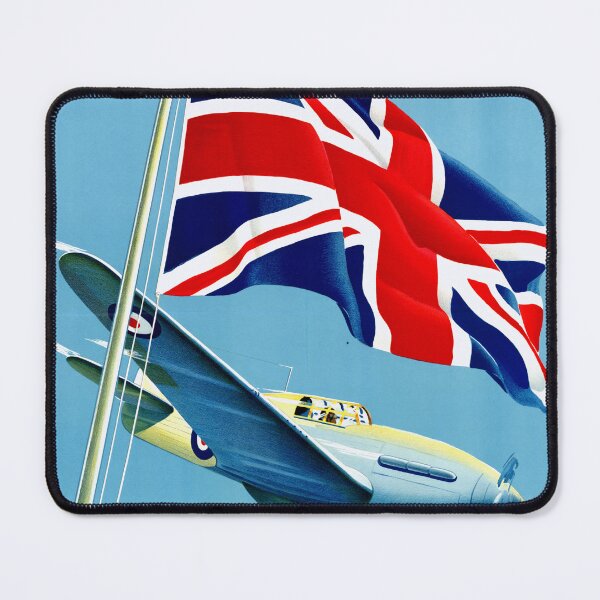 Item preview, WWII Propaganda Poster | Union Jack & Fighter Plane Art | Keep Them Both Flying | Speed Is Vital | Vintage War Art designed and sold by artofuniverse.