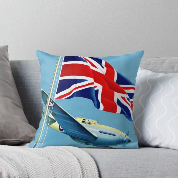 Item preview, WWII Propaganda Poster | Union Jack & Fighter Plane Art | Keep Them Both Flying | Speed Is Vital | Vintage War Art designed and sold by artofuniverse.