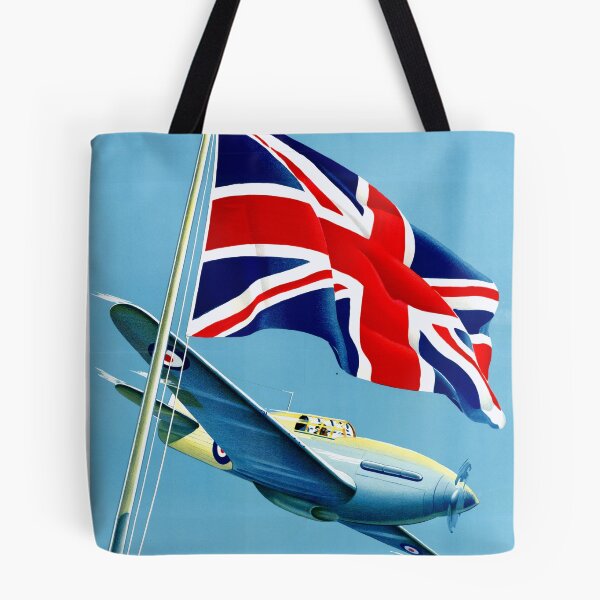 Item preview, WWII Propaganda Poster | Union Jack & Fighter Plane Art | Keep Them Both Flying | Speed Is Vital | Vintage War Art designed and sold by artofuniverse.
