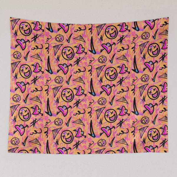 Item preview, 80s Street Tag Wall Art Design designed and sold by Niniannebast.