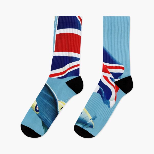 Item preview, WWII Propaganda Poster | Union Jack & Fighter Plane Art | Keep Them Both Flying | Speed Is Vital | Vintage War Art designed and sold by artofuniverse.