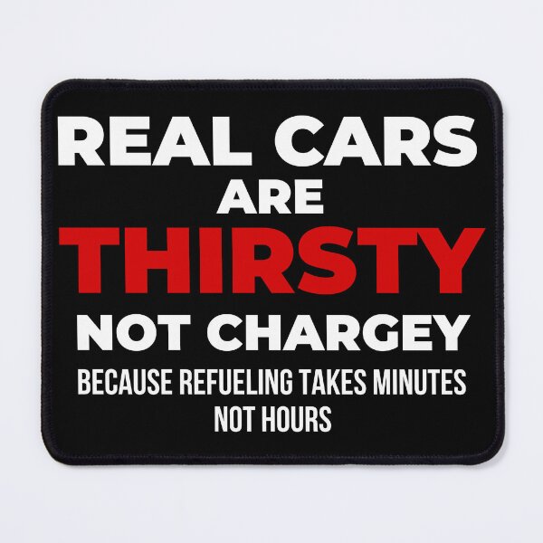 Item preview, REAL CARS Are THIRSTY Not CHARGEY designed and sold by petrofy.