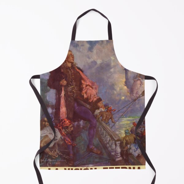 Item preview, La Visión Eterna Digital Art Poster | Columbus 1492 Voyage | Patriotic Painting by Howard Chandler Christy | Historical & Mythological designed and sold by artofuniverse.