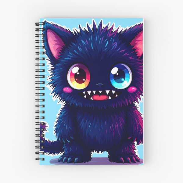 Item preview, Little furry monster with two different color eyes. designed and sold by Payne's Prints.