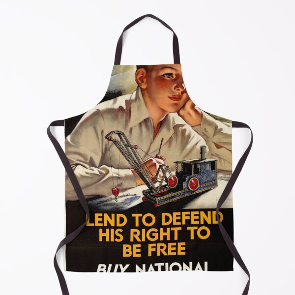 Item preview, Vintage WWII British Propaganda Poster | Model Crane Toy Art | Tom Purvis Design | Historical War Poster for Collectors designed and sold by artofuniverse.