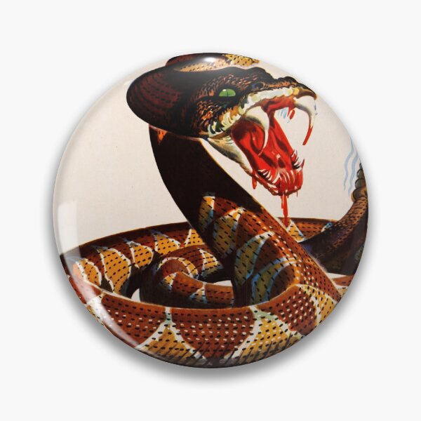 Item preview, World War II Propaganda Poster | Coiled Rattlesnake Art | Vivid Colors & Powerful Message | Historical Military Warning designed and sold by artofuniverse.
