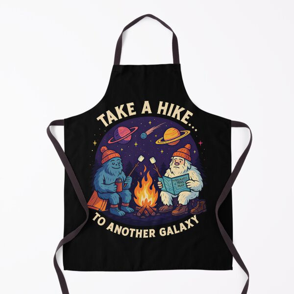 Item preview, Space Yeti Campfire Vibes Under Stars and Planets designed and sold by Weorus.